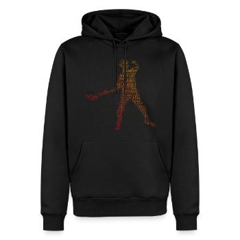 Pelota vasca Men Pelota Basque Pelota Jai Alai - Men’s Premium Organic Hoodie - black - Front - Nico (187cm)