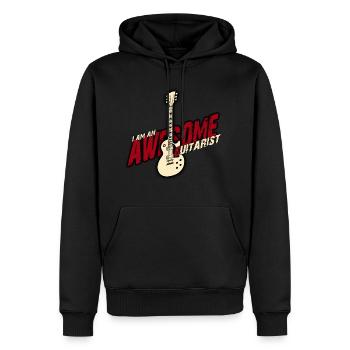 Awesome Guitarist - Männer Premium Bio Hoodie - Schwarz - Vorne - Nico (187cm)