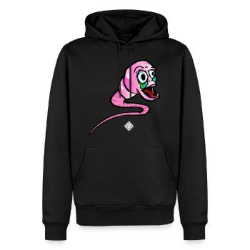 Spermo-Origin - Men’s Premium Organic Hoodie - black - Front - Nico (187cm)