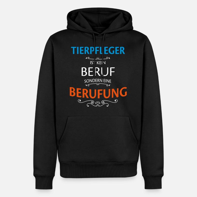 Tierpfleger Beruf - Männer Premium Bio Hoodie - Schwarz