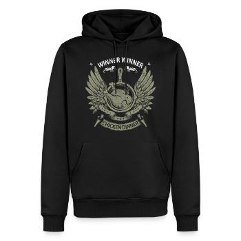 PUBG Pioneer Shirt - Premium Design - Männer Premium Bio Hoodie - Schwarz - Vorne - Nico (187cm)