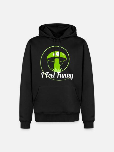 Mushroom 0U812 - Men’s Premium Organic Hoodie - black