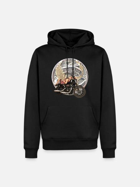 Pin-up Segolene - Men’s Premium Organic Hoodie - black