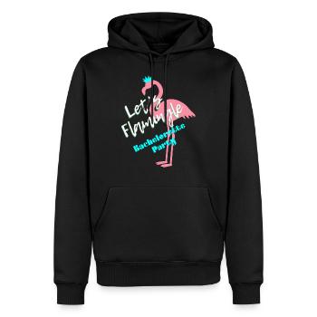 JGA équipe mariée marié - Sweat à capuche Premium bio Homme - noir - Devant - Nico (187cm)