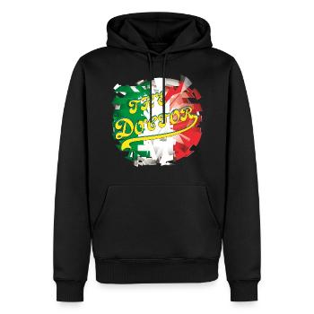 Moto GP, Italy, Rossi - Men’s Premium Organic Hoodie - black - Front - Nico (187cm)