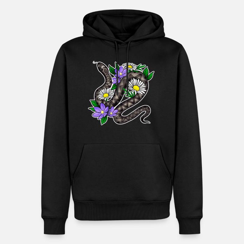 Viper - Männer Premium Bio Hoodie - Schwarz