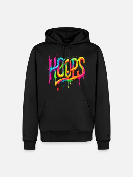 Hoops Basketball Sports Gift Idea BBall - Men’s Premium Organic Hoodie - black