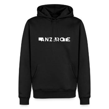 LANZAROTE – Kanarische Inseln –Spanien - Männer Premium Bio Hoodie - Schwarz - Vorne - Nico (187cm)