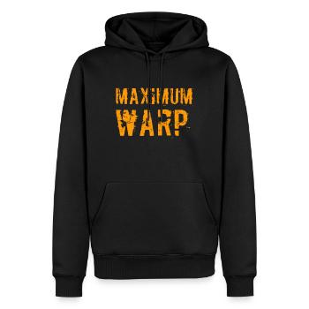 Maximum Warp - Männer Premium Bio Hoodie - Schwarz - Vorne - Nico (187cm)