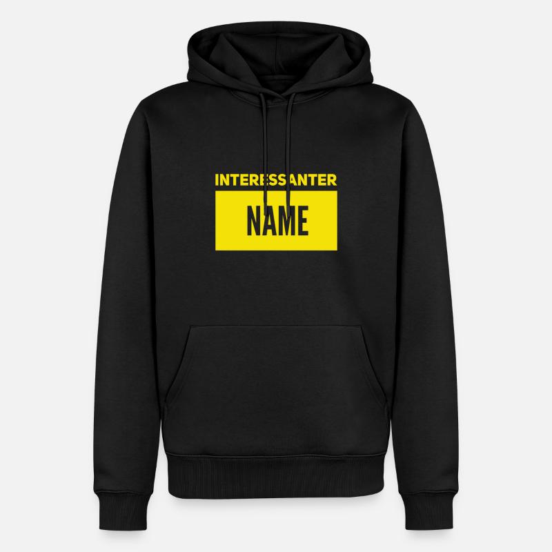 Cooler Name - Männer Premium Bio Hoodie - Schwarz