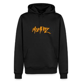 Blödsinn - Männer Premium Bio Hoodie - Schwarz - Vorne - Nico (187cm)