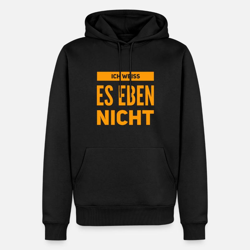 Aucune idée - Sweat à capuche Premium bio Homme - noir