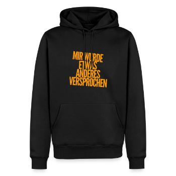 das war nicht der Deal - Männer Premium Bio Hoodie - Schwarz - Vorne - Nico (187cm)