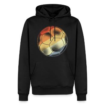 Vintage Handball - Sweat à capuche Premium bio Homme - noir - Devant - Nico (187cm)