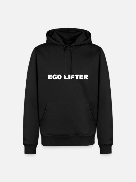 Ego Lifting Gym Gift Workout Ego Lifter - Men’s Premium Organic Hoodie - black