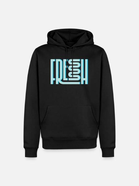 Fresh / fresh / winter - Men’s Premium Organic Hoodie - black