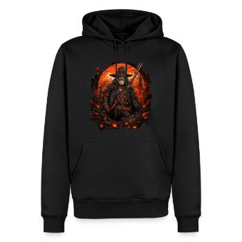 Time to Hunt some Witch - Men’s Premium Organic Hoodie - black - Front - Nico (187cm)