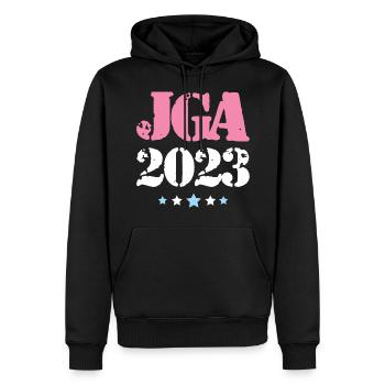 Jga 2023 Junggesellenabschied - Männer Premium Bio Hoodie - Schwarz - Vorne - Nico (187cm)