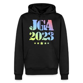 Jga 2023 Junggesellenabschied - Männer Premium Bio Hoodie - Schwarz - Vorne - Nico (187cm)
