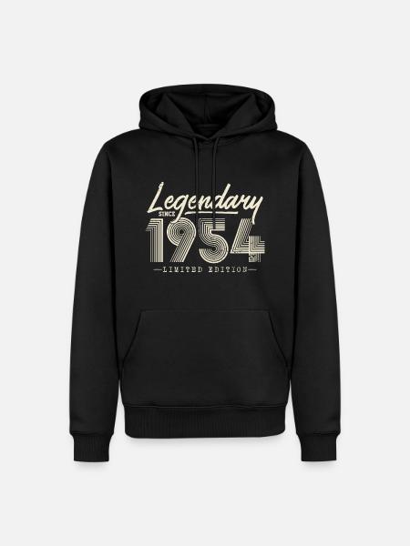 Legendary since 1954 - Men’s Premium Organic Hoodie - black