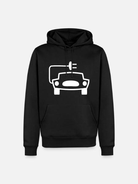 Voitures électriques - Sweat à capuche Premium bio Homme - noir