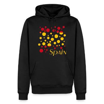 spain - Männer Premium Bio Hoodie - Schwarz - Vorne - Nico (187cm)