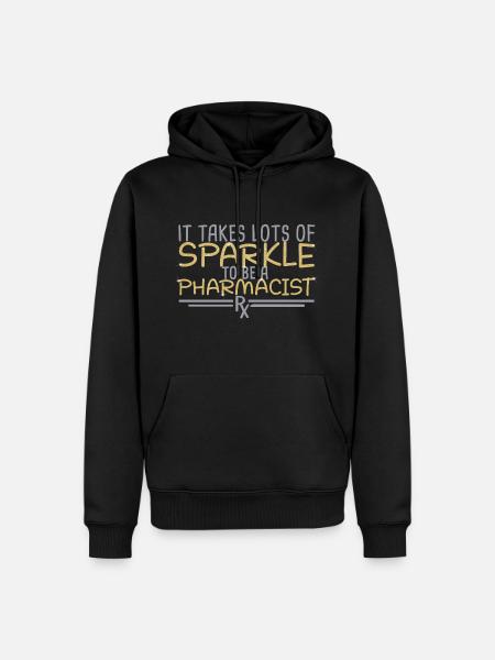 Pharmacist Sparkle - Men’s Premium Organic Hoodie - black