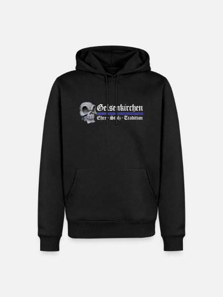 Gelsenkirchen - Ehre Stolz Tradition - Männer Premium Bio Hoodie - Schwarz