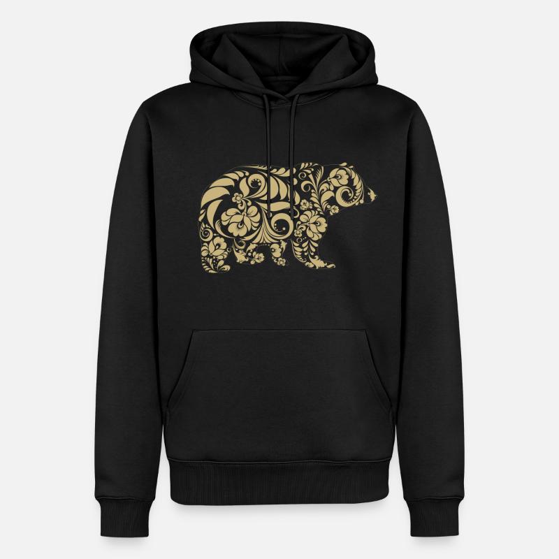 tragen - Männer Premium Bio Hoodie - Schwarz