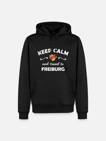 The journey to Freiburg - Men’s Premium Organic Hoodie - black