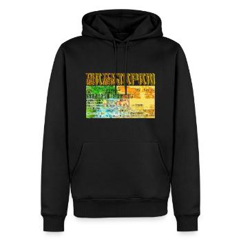 Take a time in Japan - Sweat à capuche Premium bio Homme - noir - Devant - Nico (187cm)