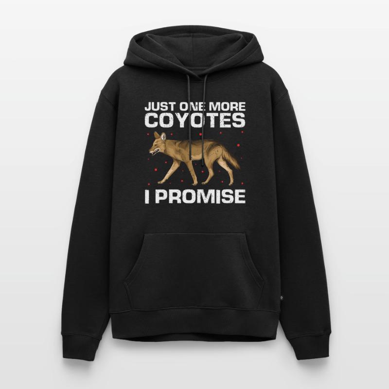 Conception de coyote pour les réacteurs de coyote Sweat à capuche Premium bio Homme
