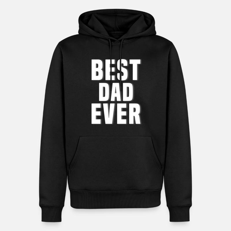 Meilleur père qui soit - Sweat à capuche Premium bio Homme - noir
