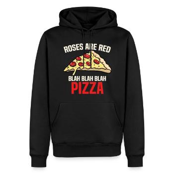funny valentine - Männer Premium Bio Hoodie - Schwarz - Vorne - Nico (187cm)