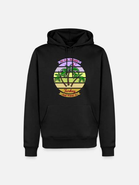 Turkey Holidays - Men’s Premium Organic Hoodie - black