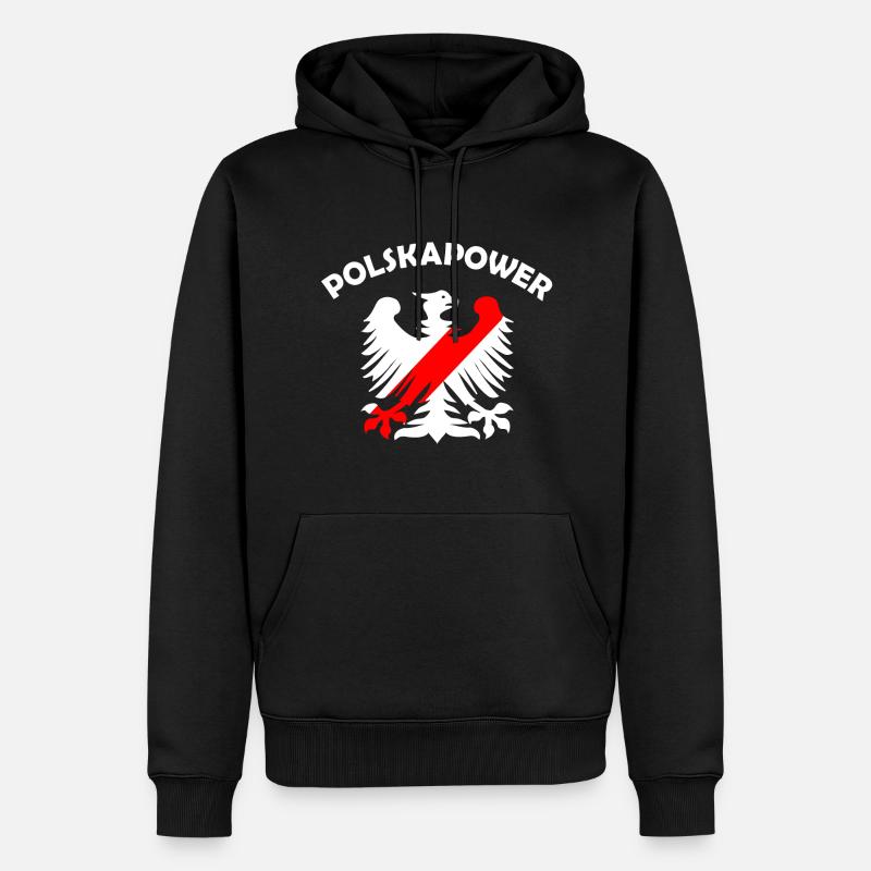 Électricité de Pologne - Sweat à capuche Premium bio Homme - noir
