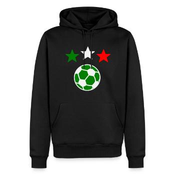 Das beste Team Italia - Männer Premium Bio Hoodie - Schwarz - Vorne - Nico (187cm)