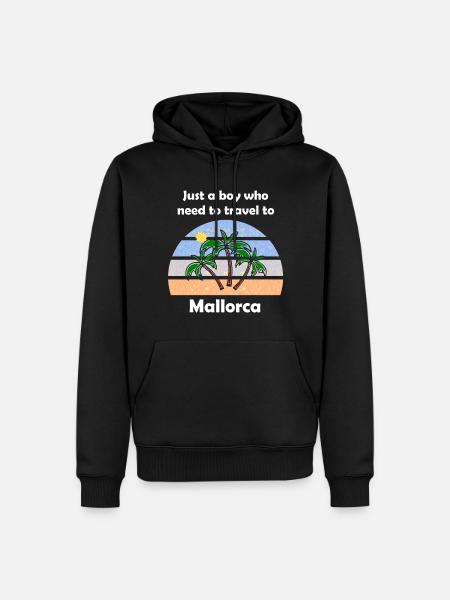 The trip to Mallorca - Men’s Premium Organic Hoodie - black