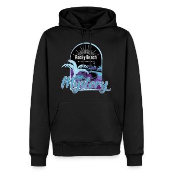 Die drei ??? Rocky Beach Mystery - Männer Premium Bio Hoodie - Schwarz - Vorne - Nico (187cm)