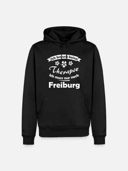 Daheem in Freiburg - Männer Premium Bio Hoodie - Schwarz