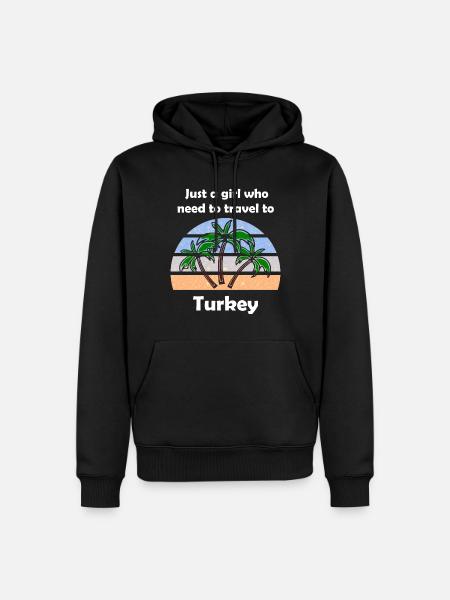 Tourist in Turkey - Men’s Premium Organic Hoodie - black