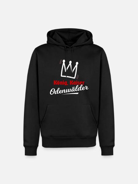 Heimat Odenwald - Männer Premium Bio Hoodie - Schwarz