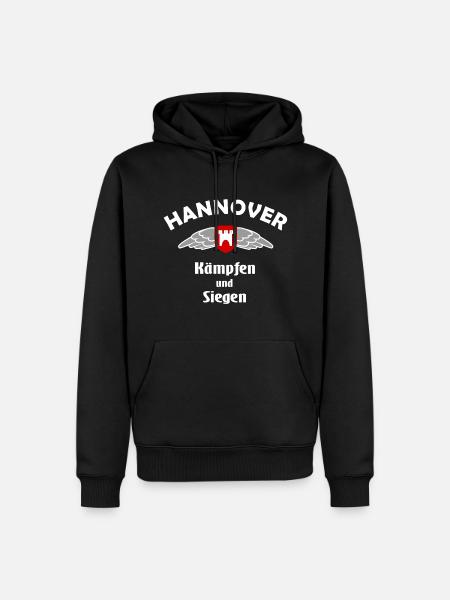 Les fans de Hanovre - Sweat à capuche Premium bio Homme - noir