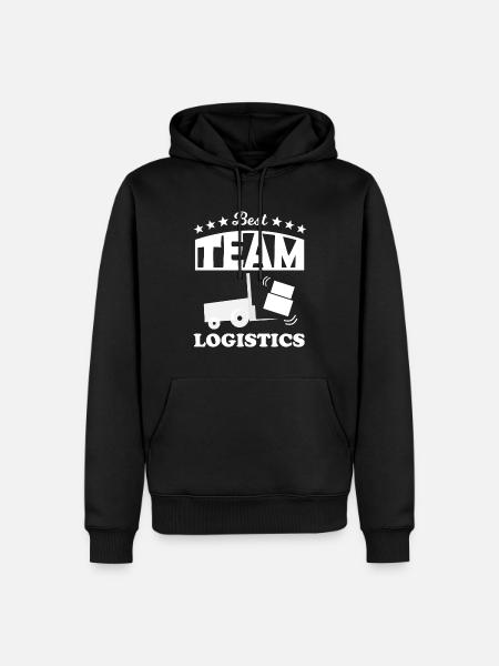 The best logistics team - Men’s Premium Organic Hoodie - black