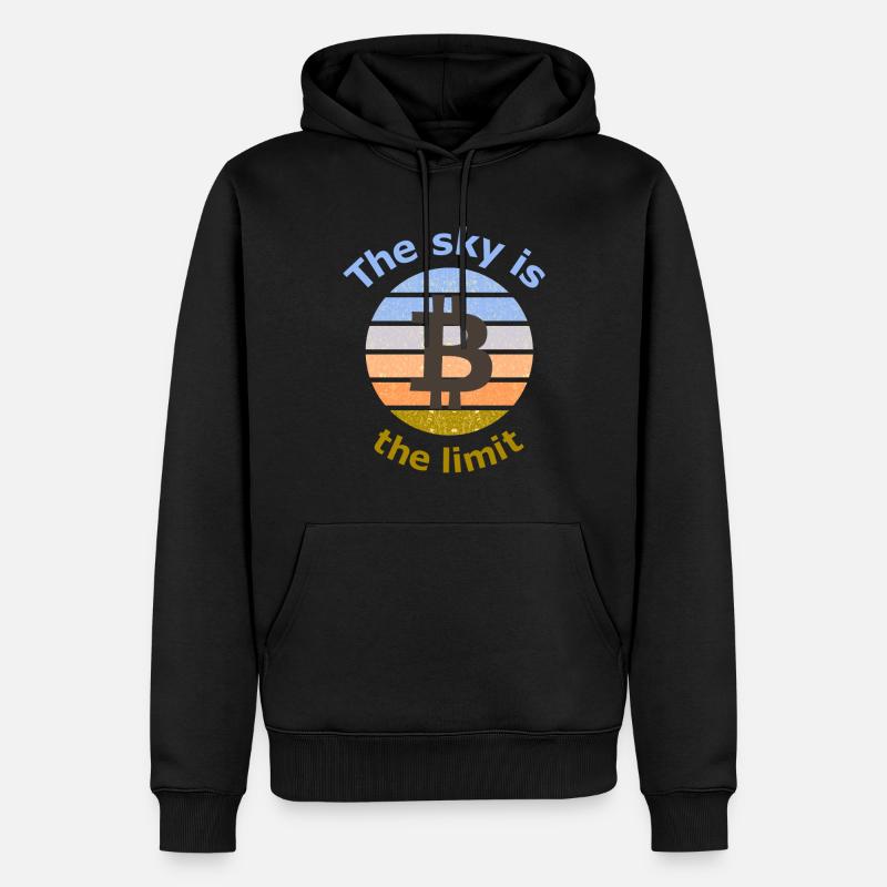 L’ère Bitcoin - Sweat à capuche Premium bio Homme - noir