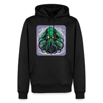 Cthulhu Monsters in the Universe - Men’s Premium Organic Hoodie - black - Front - Nico (187cm)