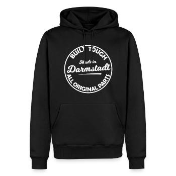 Les supporters de Darmstadt - Sweat à capuche Premium bio Homme - noir - Devant - Nico (187cm)