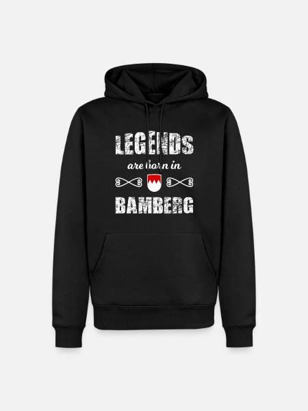 Die Legenden aus Bamberg - Männer Premium Bio Hoodie - Schwarz