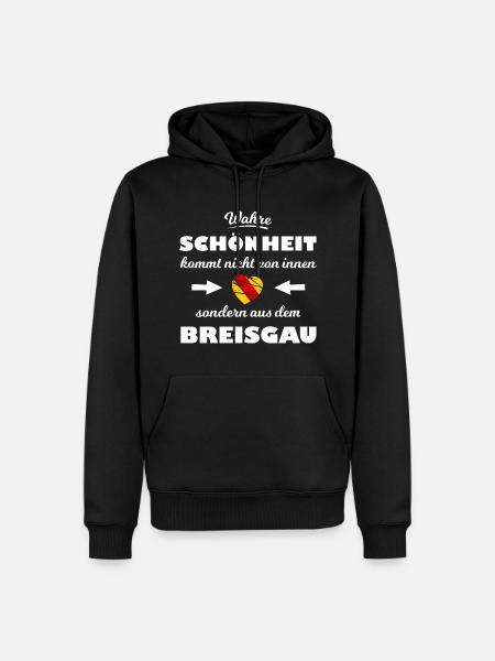 The beauty of Breisgau - Men’s Premium Organic Hoodie - black