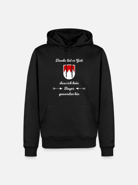Born in Franconia - Men’s Premium Organic Hoodie - black